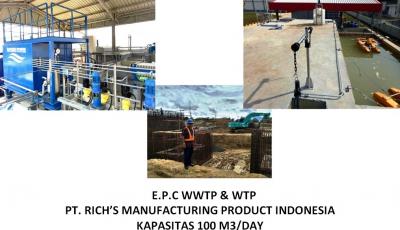 E.p.c Wwtp Wtp Pt. Richs Manufacturing Product Indonesia